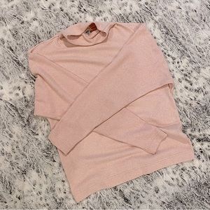 Uniqlo Soft Pink Mock Turtleneck - XS